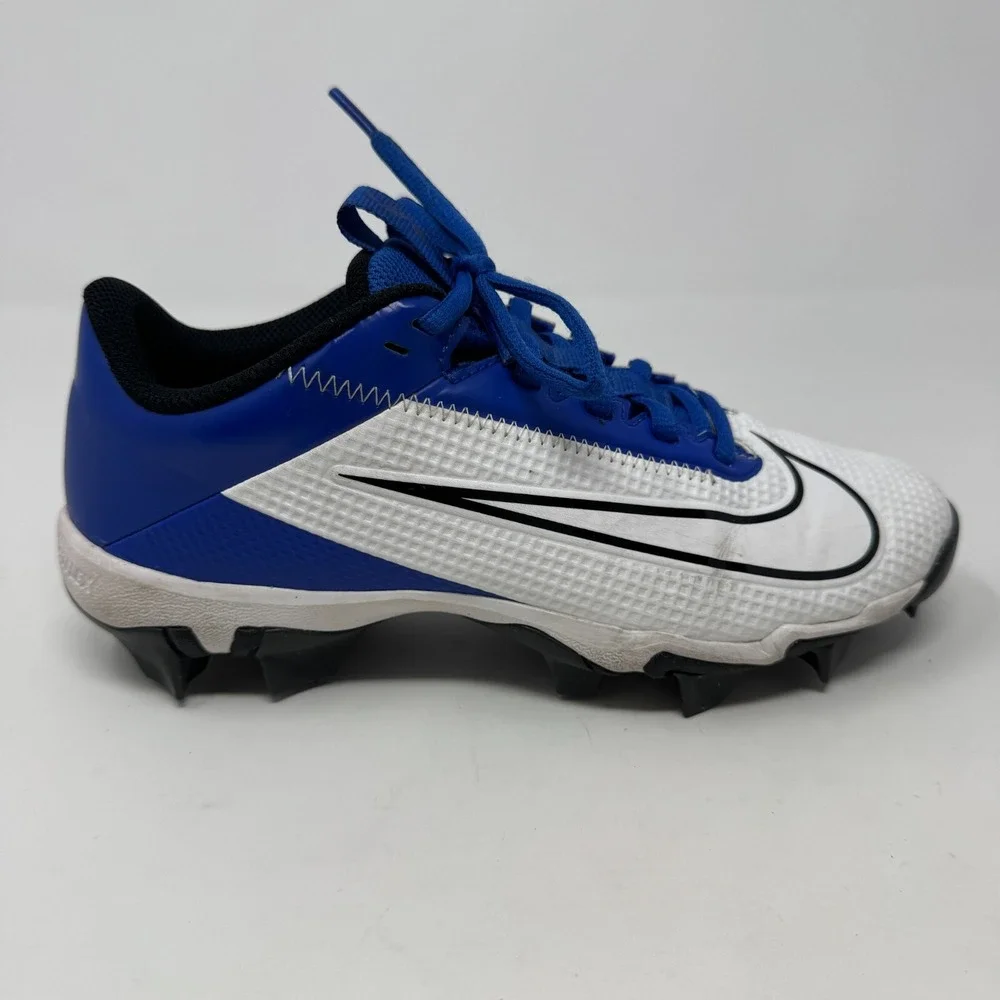 Nike Vapor Edge Shark 2 Football Cleats‎ White DH5089-414 Youth Size 3.5 Y